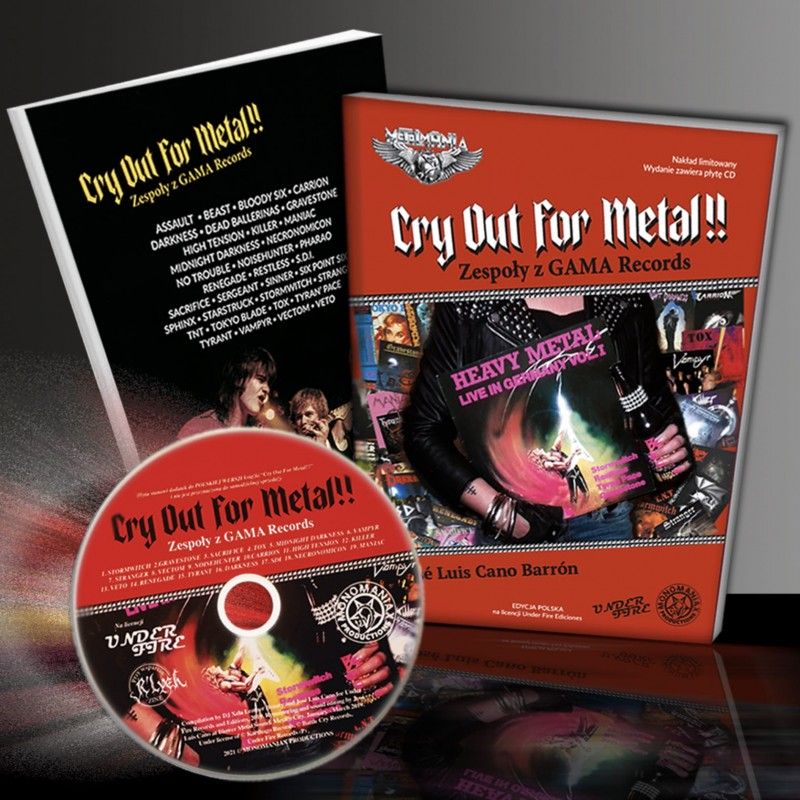 "Cry Out For Metal!! - Zespoły z Gama Records" (Książka+CD)