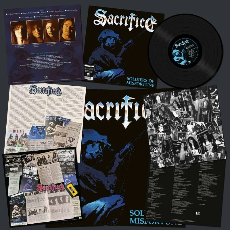 Sacrifice - "Soldiers of Misfortune" (LP)