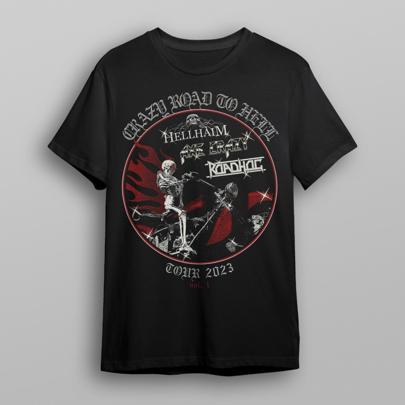 T-shirt "Crazy Road to Hell Tour, Vol. I"