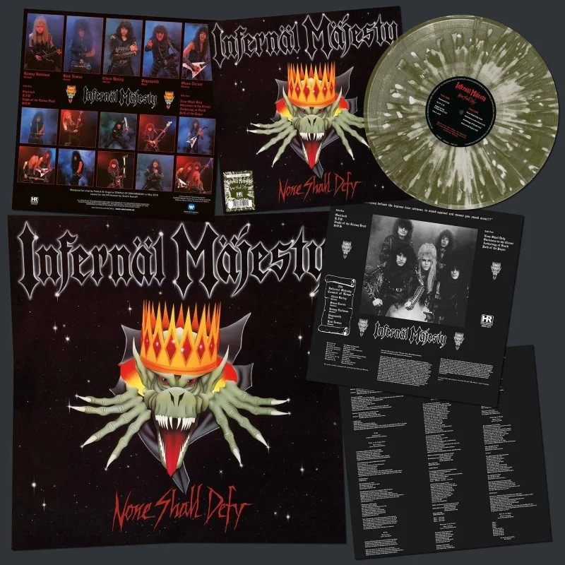 Infernäl Mäjesty - "None Shall Defy" (splatter LP)