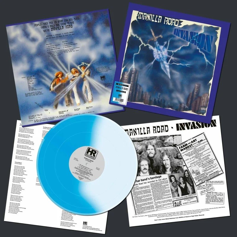 Manilla Road - "Invasion" (bi-color LP)