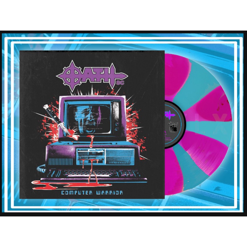 Oath Sc - "Computer Warrior" (pink/blue pinwheel LP)